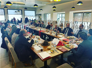 Es-İBE Yönetim Kurulu Üyeleri ESTÜ'de Öğle Yemeğinde Bir Araya Geldi